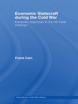 cover image of Economic Statecraft during the Cold War